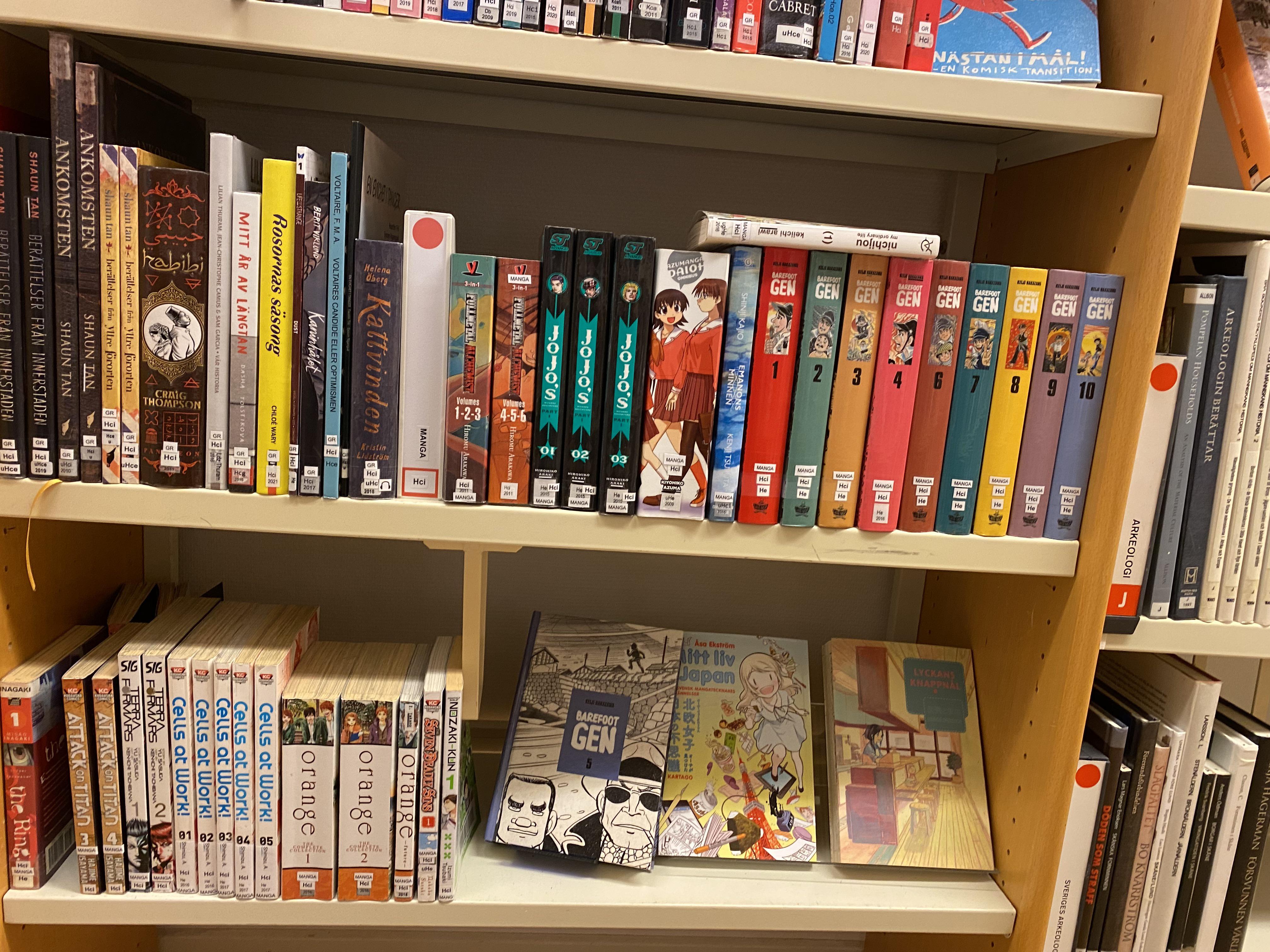 Extensive Manga Library Collection